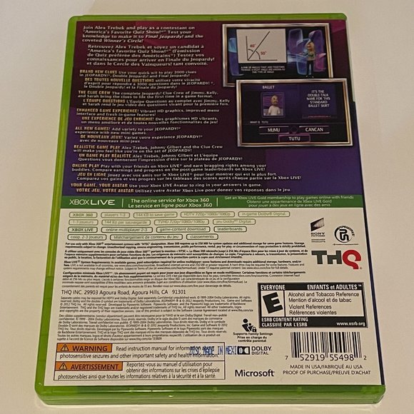Jeopardy Complete in Box XBox 360 - Picture 2 of 3